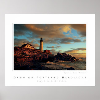 Dagen op Portland Headlight Poster