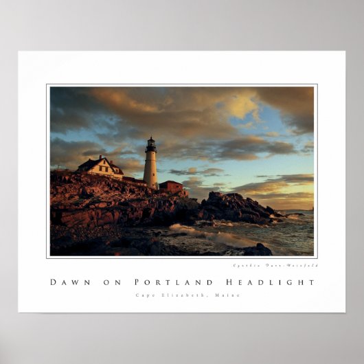 Dagen op Portland Headlight Poster (Voorkant)
