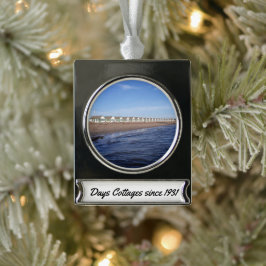 Dagen Ornament Klantenbanner Verzilverd Banner Ornament
