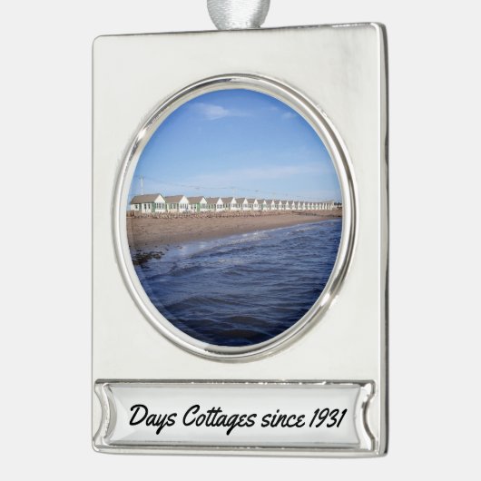 Dagen Ornament Klantenbanner Verzilverd Banner Ornament (Links)