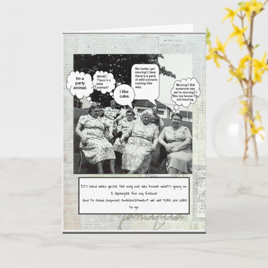 Dagen over de heuvel kaart (Gele Bloem)