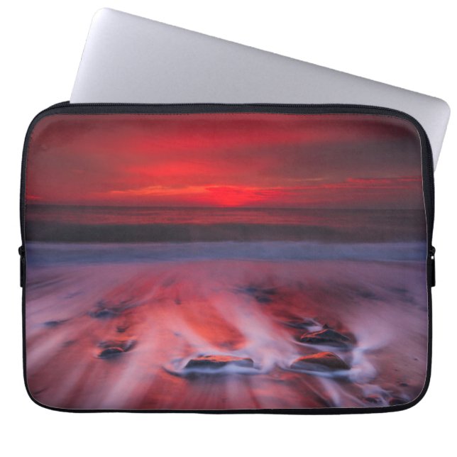 Dagen over het Zee van de storm Laptop Sleeve (Voorkant)
