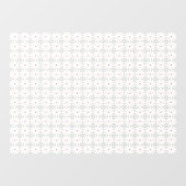 Dagen patroonvenster bellen raamsticker (Vel)