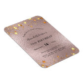 Dagen roos goudroze roze roze sterren moderne magneet (Rechterzijde)