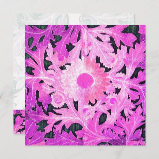 DAGEN, roze zwart wit Aankondiging (Voorkant / Achterkant)