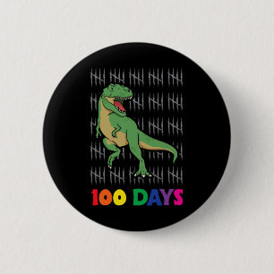 Dagen School Dinosaurus School Dagen Einde van de Ronde Button 5,7 Cm