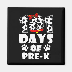 Dagen School Pre K Hond 100 Dagen Slimmere Student Magneet