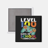 Dagen School Video Gamer 100e dag leraar student Magneet (Voorkant / Achterkant)