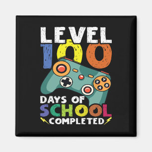 Dagen School Video Gamer 100e dag leraar student Magneet