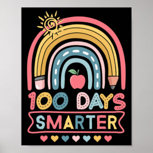 Dagen Slimmer 100ste dag van de schoolleraar Meisj Poster
