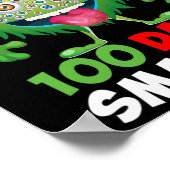 Dagen Slimmer Gelukkige 100ste Dag van School Leuk Poster (Hoek)