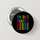 Dagen Slimmere kleuterjuf 100ste dag van Sch Ronde Button 5,7 Cm (Voorkant /achterkant)