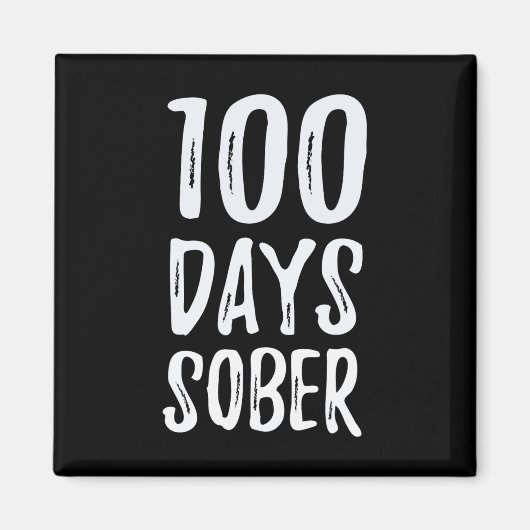 Dagen Sober Gefeliciteerd Soberity Magneet (Voorkant)
