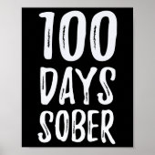 Dagen Sober Gefeliciteerd Soberity Poster (Voorkant)