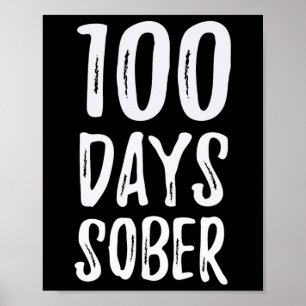 Dagen Sober Gefeliciteerd Soberity Poster