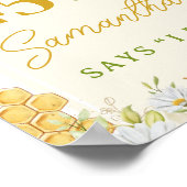 Dagen tot ik trouw Bruiloft Lente Bij Bruidsmeisje Poster (Hoek)