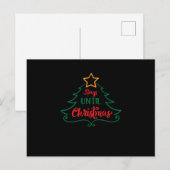 Dagen tot Kerstmis Aankondigingskaart (Voorkant / Achterkant)