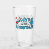 Dagen tot Kerstmis aanpassen Glas (Achterkant)