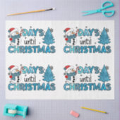 Dagen tot Kerstmis aanpassen Tissuepapier (Craft)