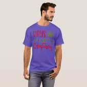 Dagen tot Kerstmis Kerstcadeau vriend T-shirt (Voorkant volledig)