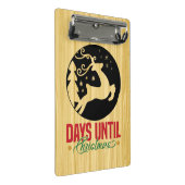 Dagen tot Kerstmis Mini Klembord (Schuin)