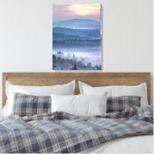 Dagen tussen de Valleys Canvas Afdruk (Insitu (Slaapkamer))