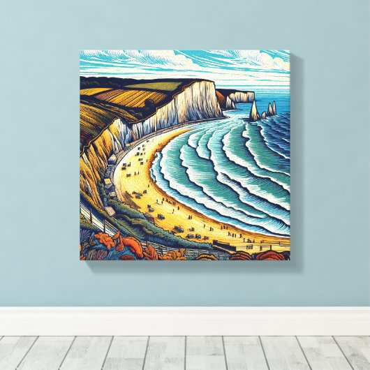 Dagen uit canvas afdruk (Insitu (Houten vloer))