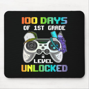 Dagen van 1e klas niveau ontgrendelde gamer video muismat