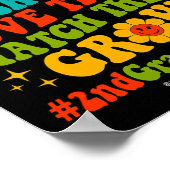 Dagen van 2e klas leraar ze houden van kijken naar poster (Hoek)