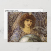 Dagen van creatie, eerste dag door Burne Jones Briefkaart (Voorkant / Achterkant)
