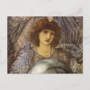 Dagen van creatie, eerste dag door Burne Jones Briefkaart