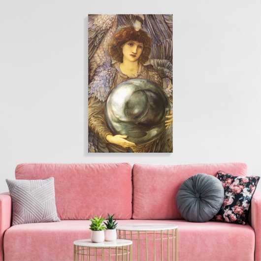 Dagen van creatie, eerste dag door Burne Jones Canvas Afdruk (Insitu (Woonkamer))