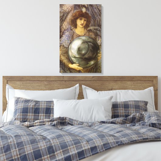 Dagen van creatie, eerste dag door Burne Jones Canvas Afdruk (Insitu (Slaapkamer))