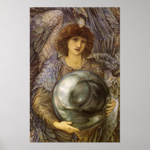 Dagen van creatie, eerste dag door Burne Jones Poster