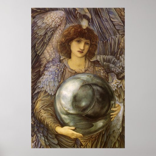 Dagen van creatie, eerste dag door Burne Jones Poster (Voorkant)