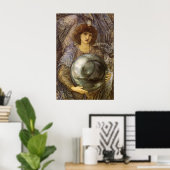 Dagen van creatie, eerste dag door Burne Jones Poster (Thuiskantoor)