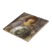 Dagen van creatie, eerste dag door Burne Jones Tegeltje (Zijkant)