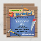 Dagen van de bouwsteen van het hulpmiddel nodigt d kaart (Voorkant / Achterkant)