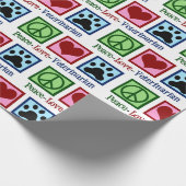 Dagen van de dierenarts of kerstmis cadeaupapier (Hoek)