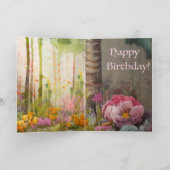 Dagen van de Kaart met prachtige taart in het bos (Binnen)