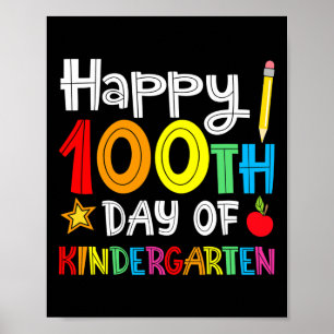 Dagen van de kleuterschool - Gelukkige 100ste dag  Poster