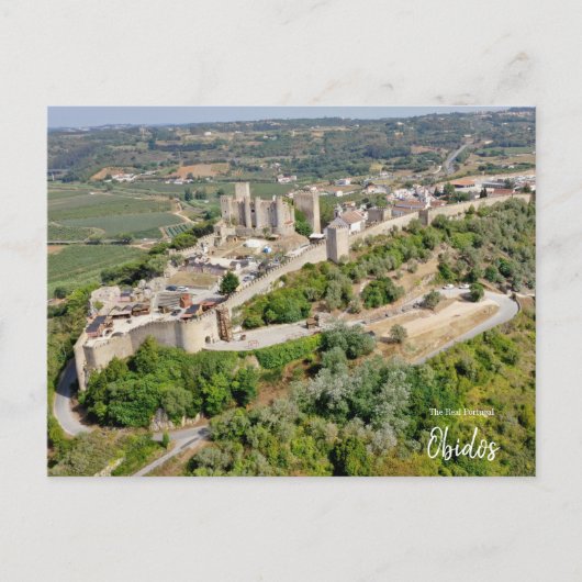 Dagen van de Knachten-Obidos Portugal Briefkaart (Voorkant)