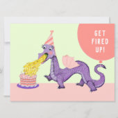 Dagen van de meisjesfeest kaart (Voorkant)