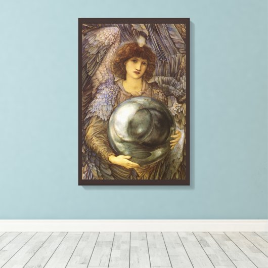 Dagen van de Schepping, Eerste Dag door Burne Jone Canvas Afdruk (Insitu (Houten vloer))