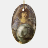 Dagen van de Schepping, Eerste Dag door Burne Jone Keramisch Ornament (Links)