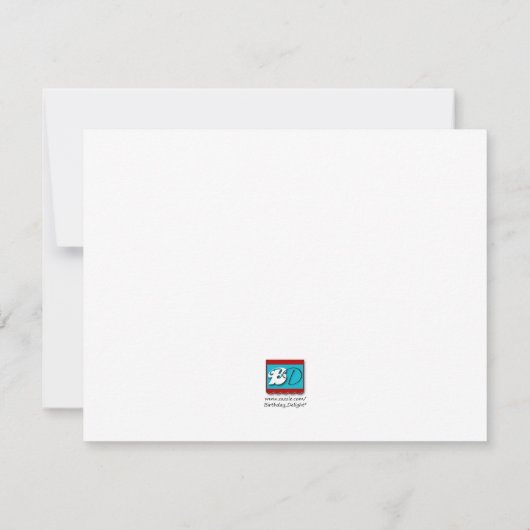 Dagen van de viering van Trendy Blue Baseball Kaart (Achterkant)