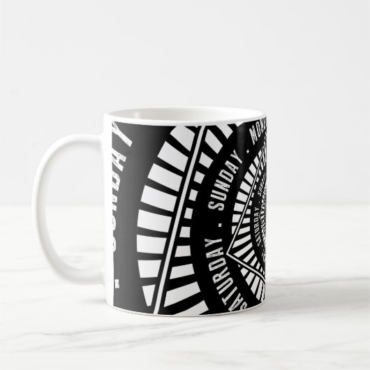 Dagen van de week koffiemok (Links)
