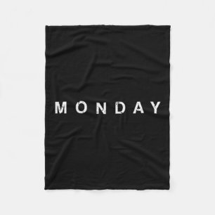 Dagen Van De Week Maandag Dinsdag Woensdag Donderd Fleece Deken