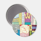 Dagen van de week magneet (Voorkant / Achterkant)