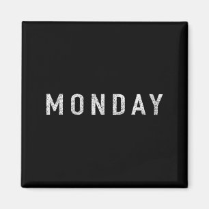 Dagen Van De Week Serie Maandag In Deproblemen Magneet